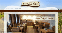Desktop Screenshot of hotel-up-diek.de